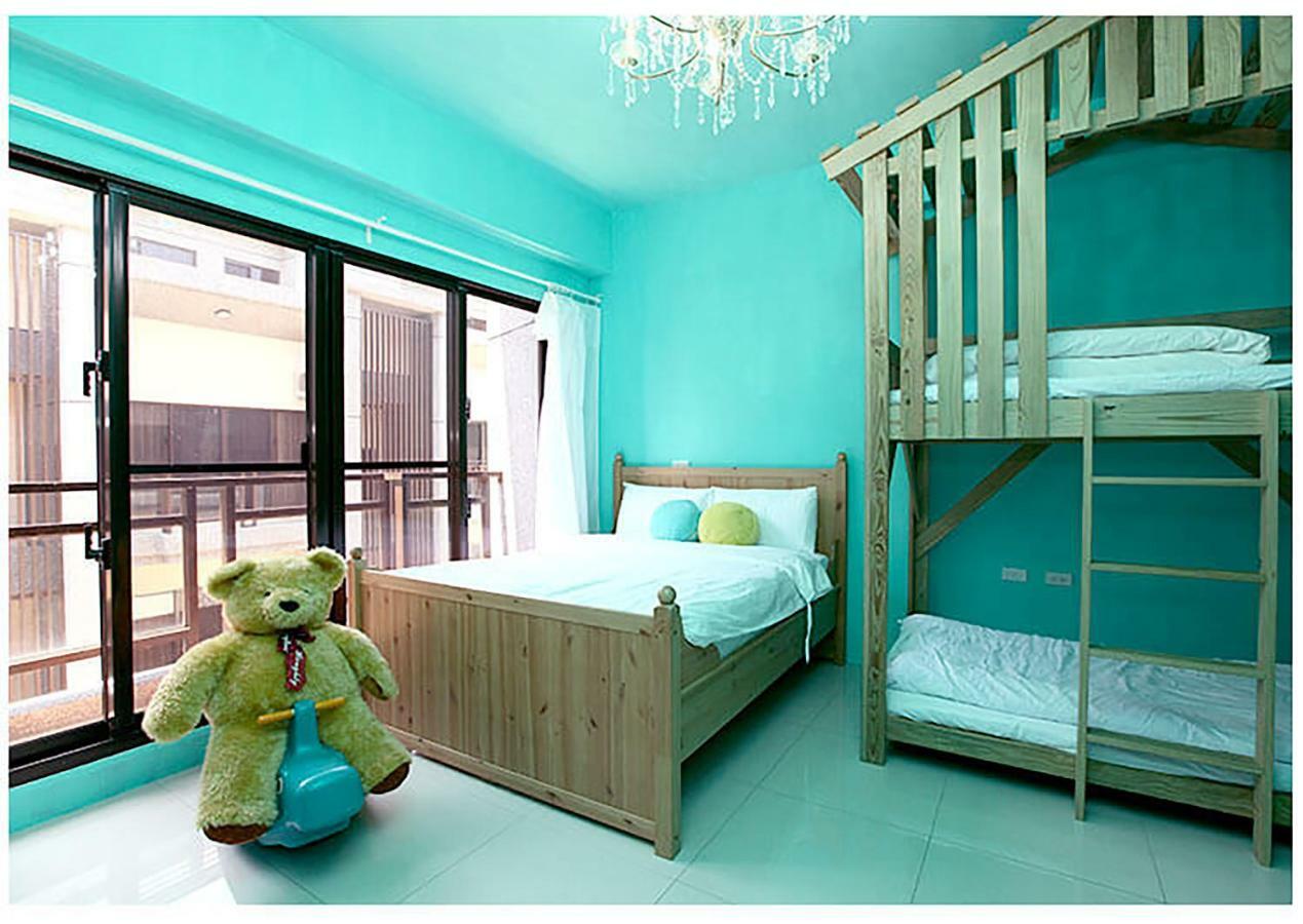 Momo民宿 溜滑梯 Apartment Dongshan  Bagian luar foto